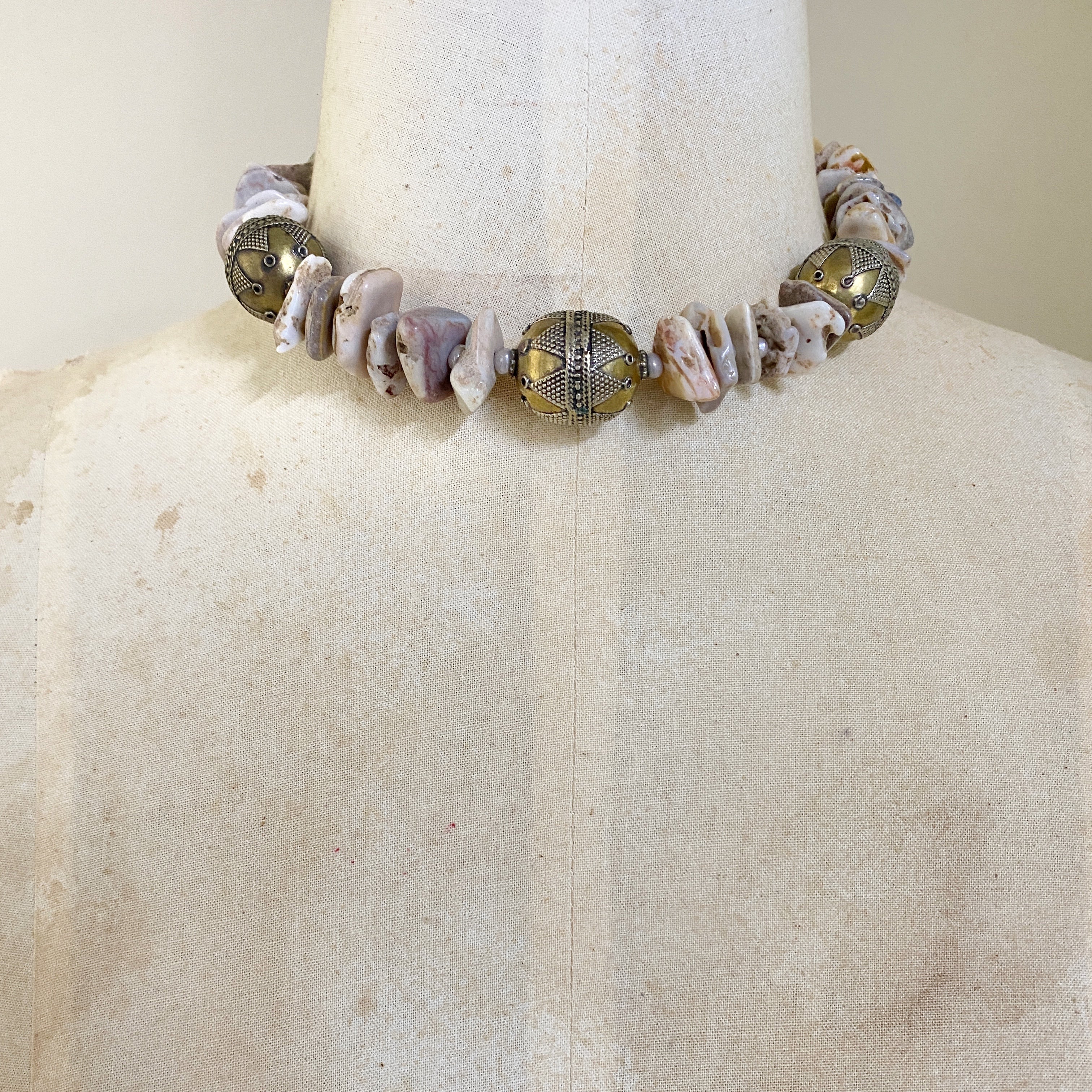 Tribal Mine Opal Skyes Necklace