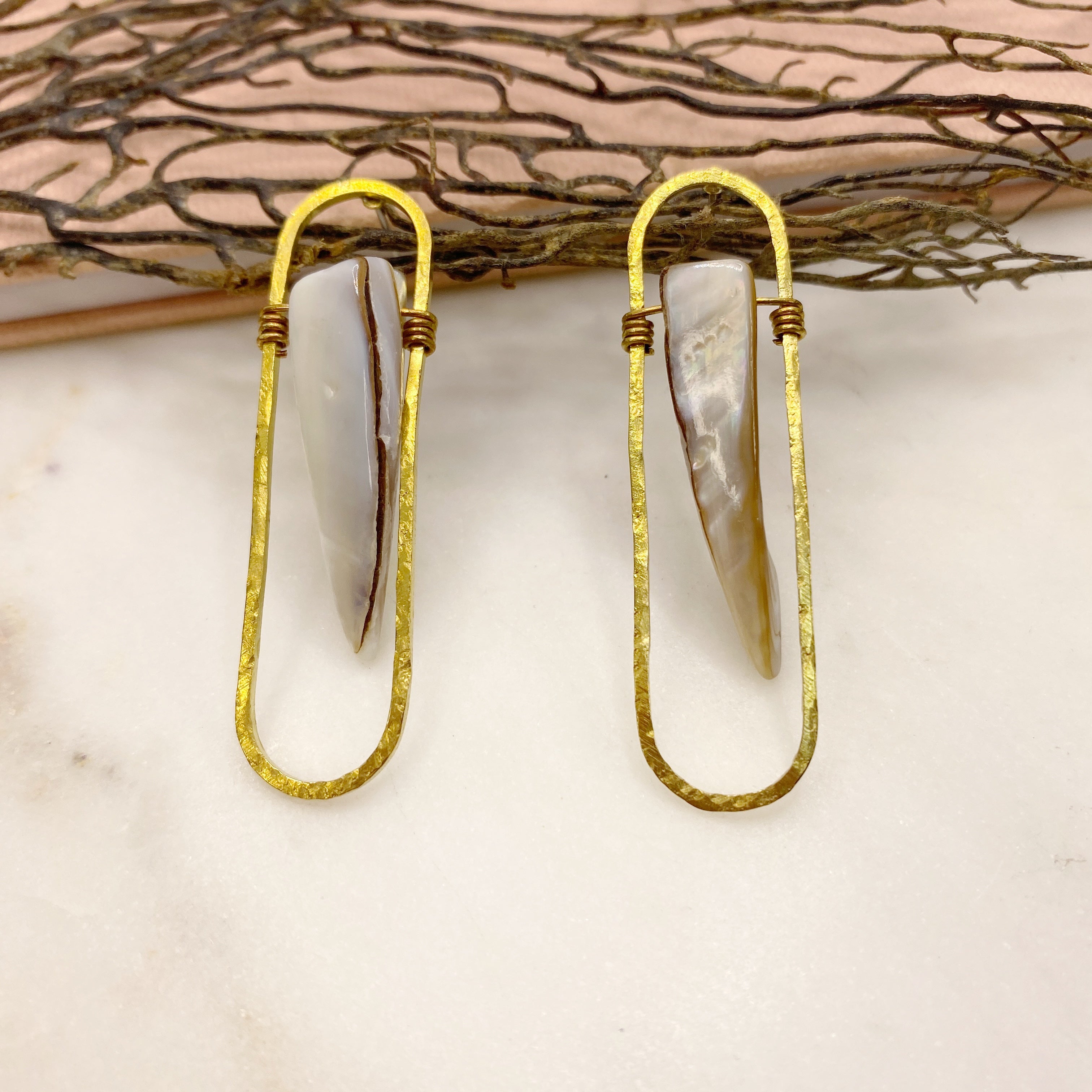 Tribal Mine Shelly Earrings